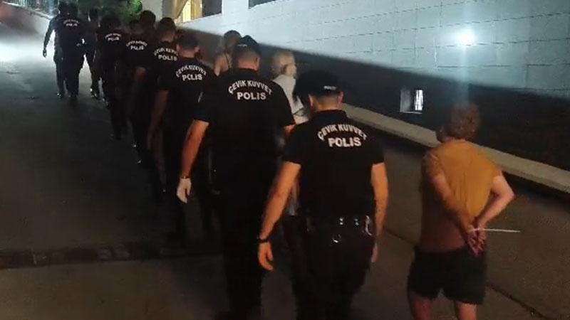 Mersin merkezli operasyonda 36 şüpheli adliyeye sevk edildi: 28 tutuklama