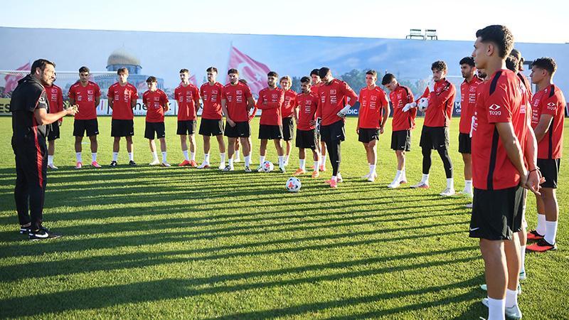 Ümit Milli Takım, Ukrayna maçı hazırlıklarını sürdürüyor