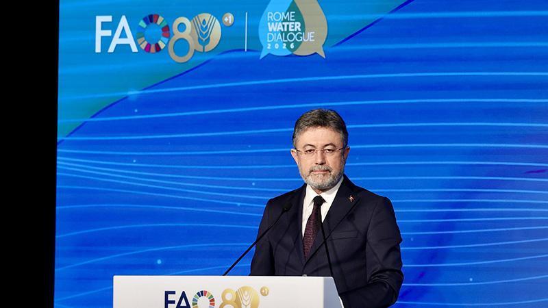 Bakan Yumaklı, Roma’da su ve gıda güvenliği gündemini ele aldı