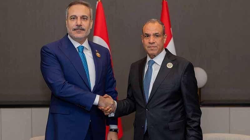 Hakan Fidan, Mısırlı Mevkidaşı Bedr Abdulati ile Bağdat’ta Görüştü