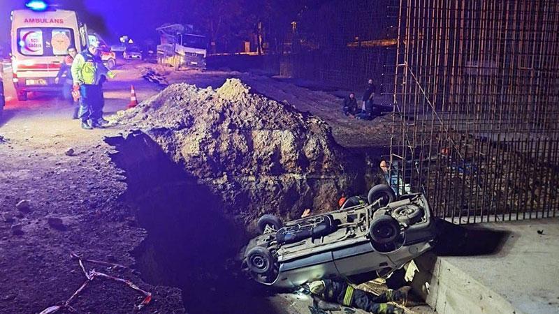 Eskişehir’de Yol Çalışması Çukuruna Düşen Otomobil Ters Döndü: 1 Ölü, 5 Yaralı